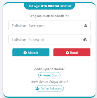 Register PGRI Kab. Serang - Persatuan Guru Republik Indonesia Cabang Kab. Serang